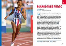 Les plus belles histoires de sportifs français, Claire Uzenat (Loescher 2019). Progettazione editoriale, redazione e impaginazione Les Mots Libres. Marie-José Pérec